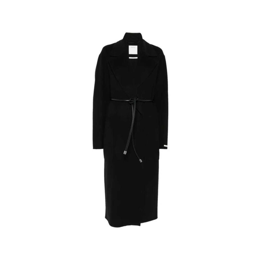 Sportmax Women Zannata Belted Coat With Notch Lapels